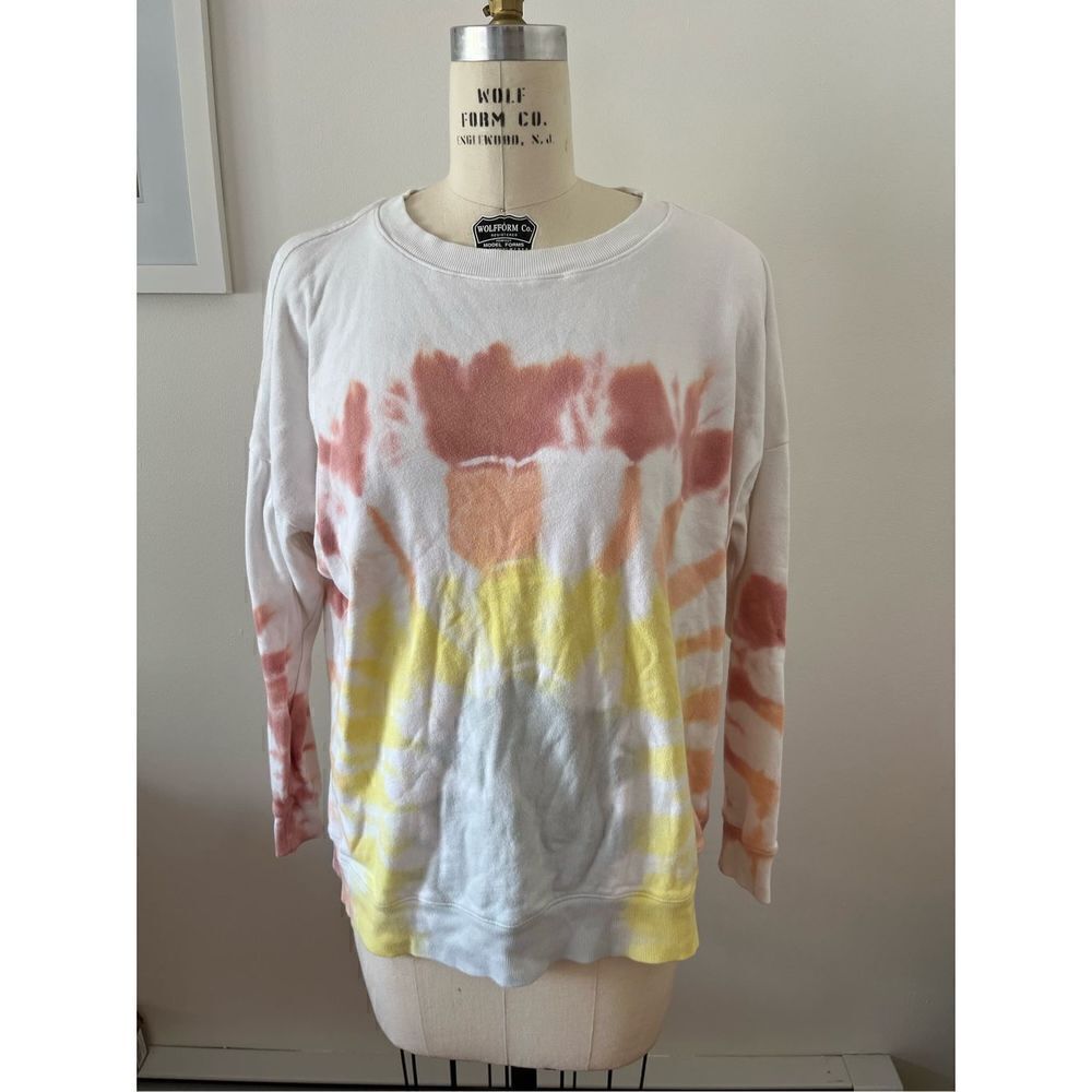 ‎Wildfox oversized sweatshirt tie dye women’s size XS